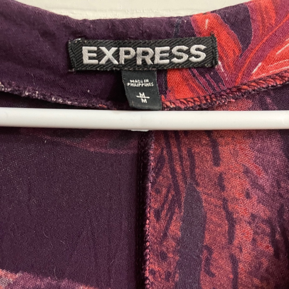 Express fall floral dress M